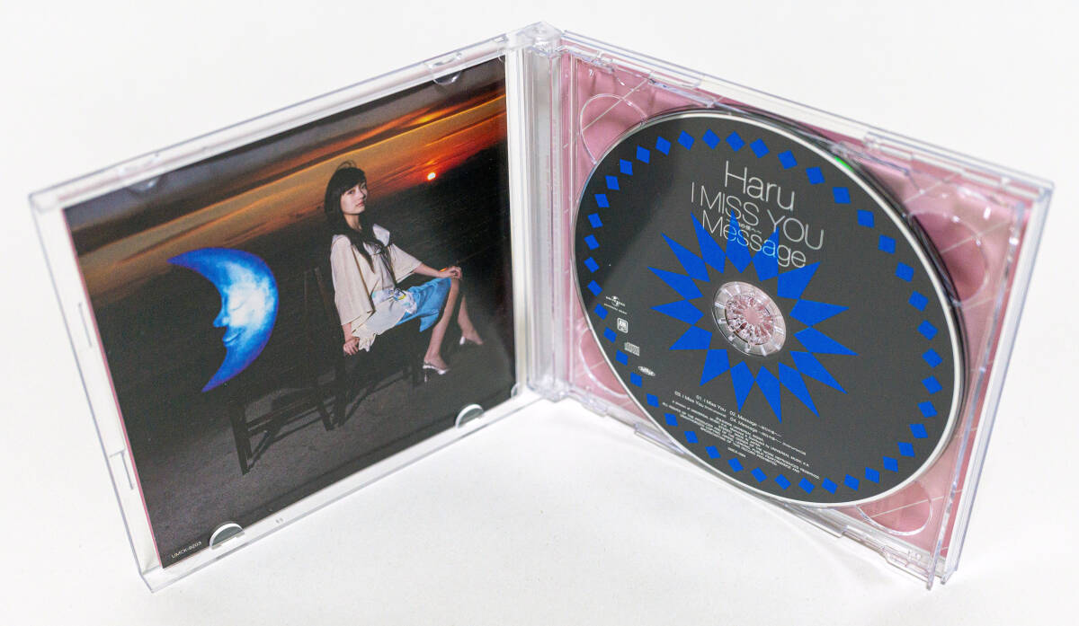 波瑠（Haru／ハル）　I Miss You／Message ～明日の僕へ～ 　初回限定盤CD+DVD☆帯付き中古　送料無料_画像2