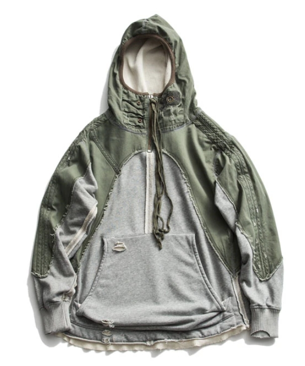 【グレッグローレン風 Greg Lauren】ミリタリーパーカー　　　　 限定 readymade RRL sacai FengChenWang kapital キャピタル レディメイド_画像4