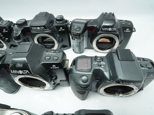 ★ミノルタ AF一眼&純正レンズなど★α7xi/707si/7700i/507si/7000/3xi/V LENS/ 等 計:32点まとめ【ジャンク品】29764の画像7