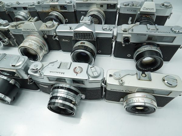 ★レンジファインダーなど★TOPCON/minolta/RICOH/Canon/FUJICA/Konica/MAMIYA/ 等 計:28点まとめ【ジャンク品】29746_画像9