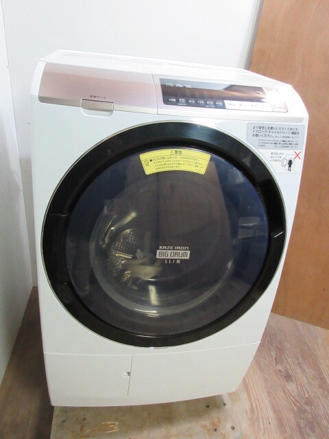 D665●HITACHI■全自動電気洗濯乾燥機■11kg/6kg■BD-SV110B型■2017年製■中古品_画像1