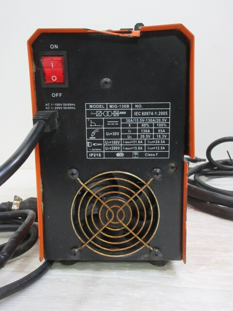 D696*DUTY JAPAN# non gas semi-automatic welding machine #MIG-130# secondhand goods 