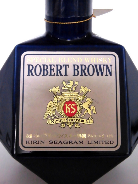 【L2】 特級 ロバートブラウン セラミックボトル【ROBERT BROWN SPECIAL BLEND WHISKY】の画像5