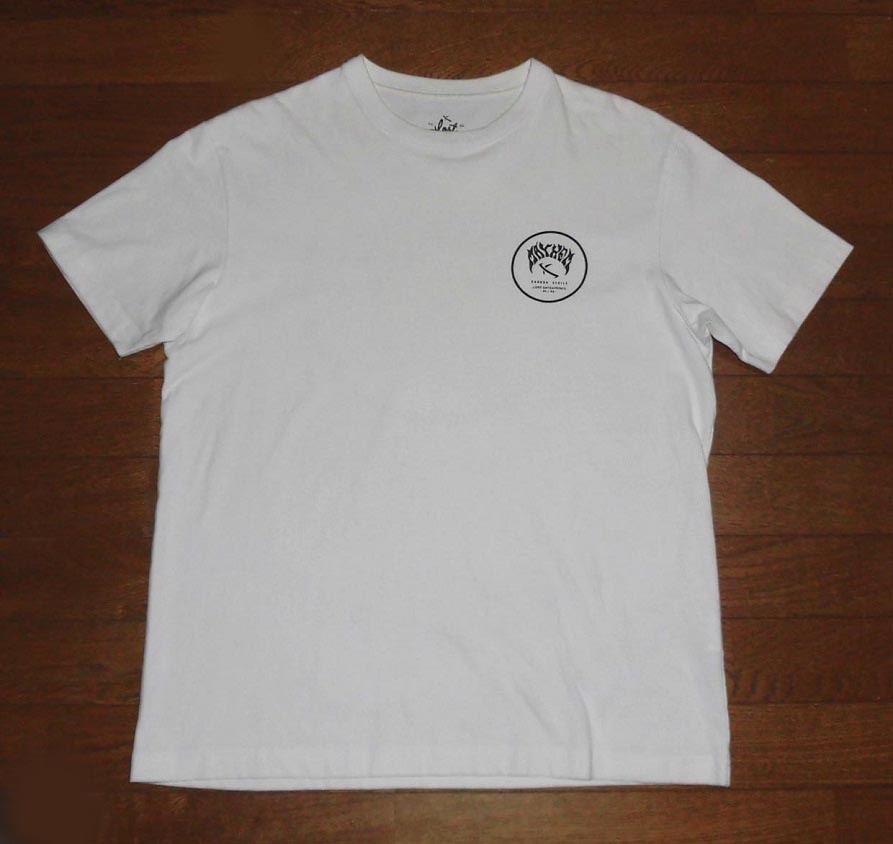 LOST ロスト MAYHEM CARBON SERIES Tシャツ 半袖 コットン カットソー 正規品 WHT L USED 美品/サーフィンサーフボードの画像2