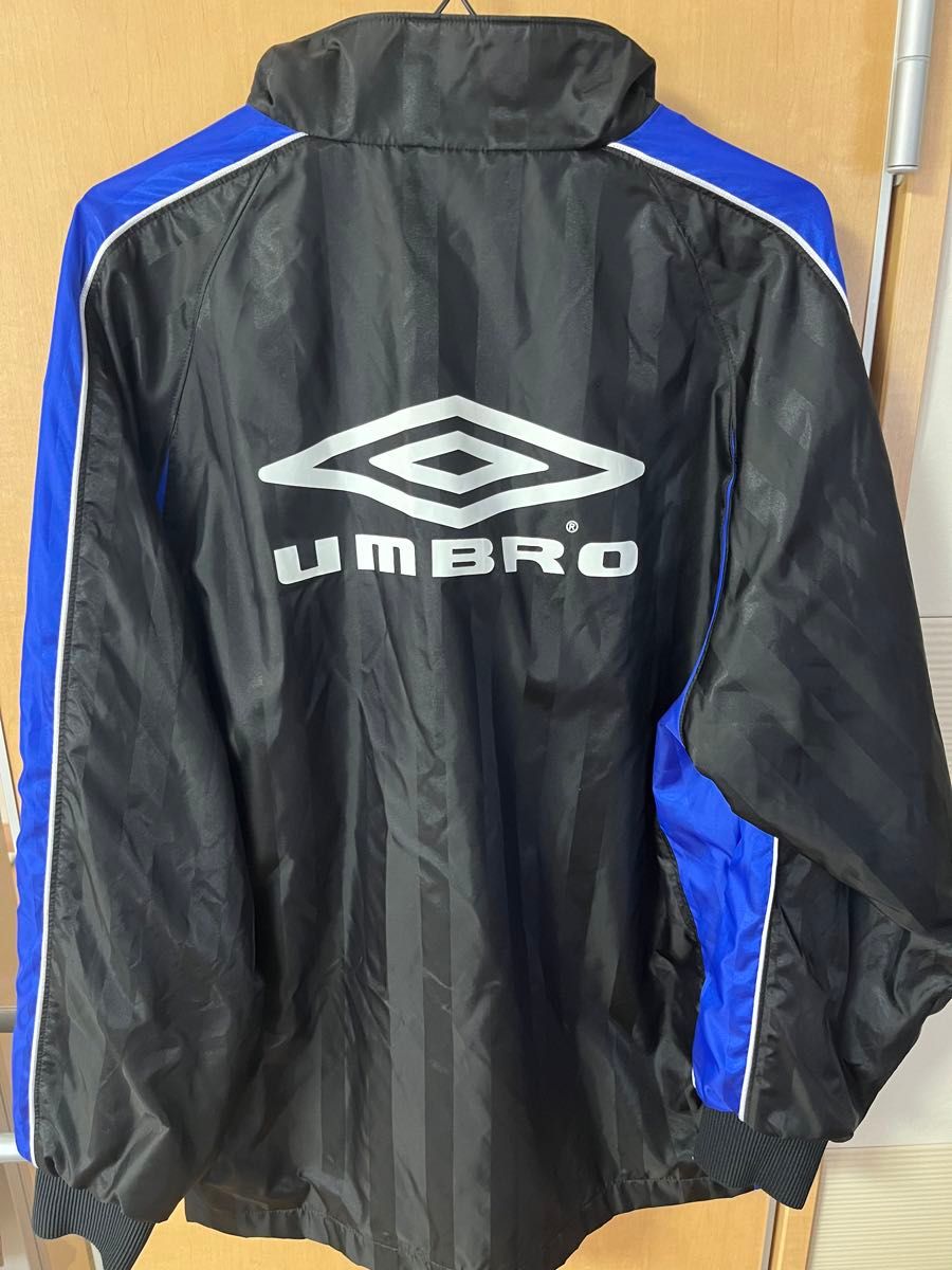 アンブロ ナイロンジャケット　ジャージー　ウェア　90s' ビッグロゴ　 トレーニングウェア