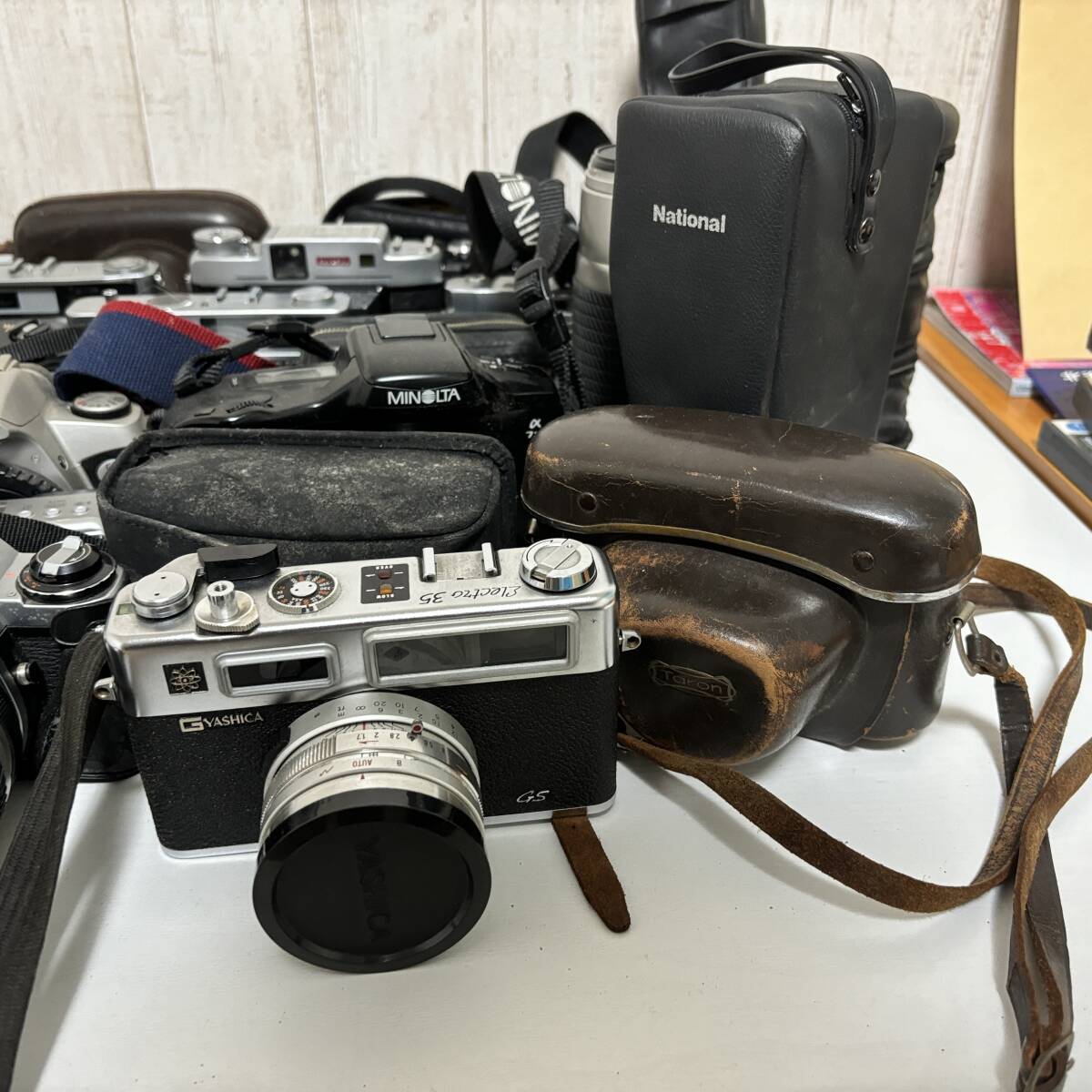 メラまとめ フィルムカメラ 一眼レフカメラ 29個 コンパクトデジタル 望遠レンズ ジャンク 中古 現状品の画像6