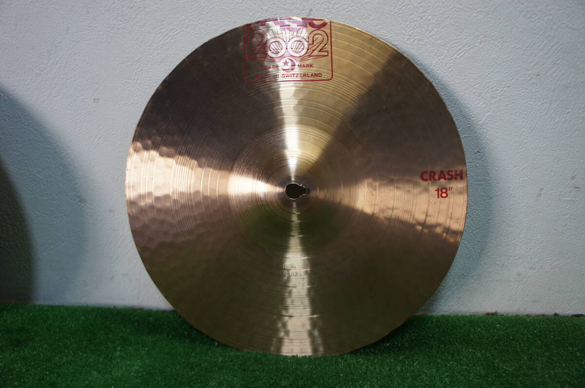 PAISTE 2002/パイステ クラッシュシンバル CRASH 18インチ 中古美品_画像1