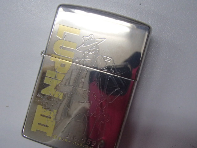 #59319【保管品】ZIPPO ジッポ オイルライター LUPIN Ⅲ THE 3rd ルパン三世 シリアル刻印 銭形警部 モンキー・パンチ コレクション_画像3