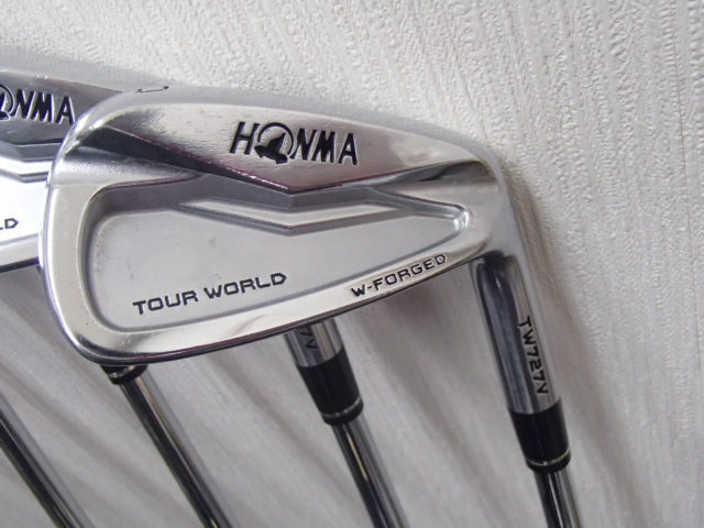 #59701【中古品】HONMA ホンマゴルフ TOUR WORLD TW727V アイアン 5～10 TW-W ウェッジ 58.12/TW-W 52 アイアン 8本セット フレックスSの画像3