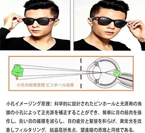 視力回復 ピンホールメガネ 近視 遠視 老眼 疲れ目 リフレッシュ 乱視の改善 遠近兼用 視力トレーニング 眼筋運動に 目の疲れを_画像4