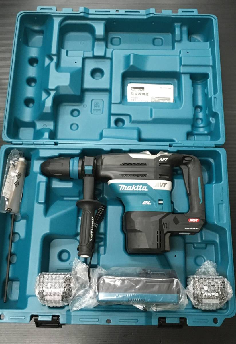 【未使用】★マキタ 40V充電式ハンマドリル HR005GRMX フルセット(バッテリー×2、充電器、ケース付)T5303 ITF1KYO1SPQK