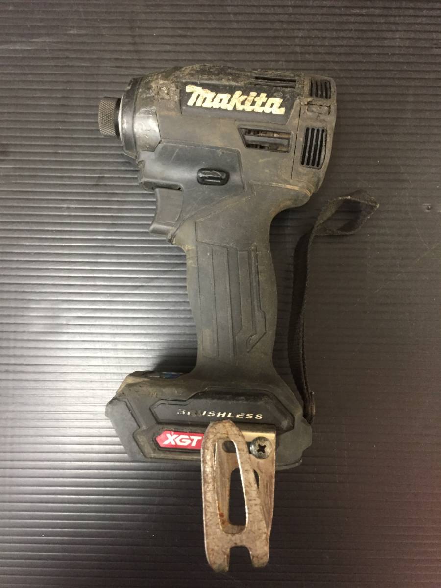 【中古品】★makita(マキタ) 40v充電式インパクトドライバ 黒(本体のみ) TD002GZB　T3610　ITJOVQ4S1BLE