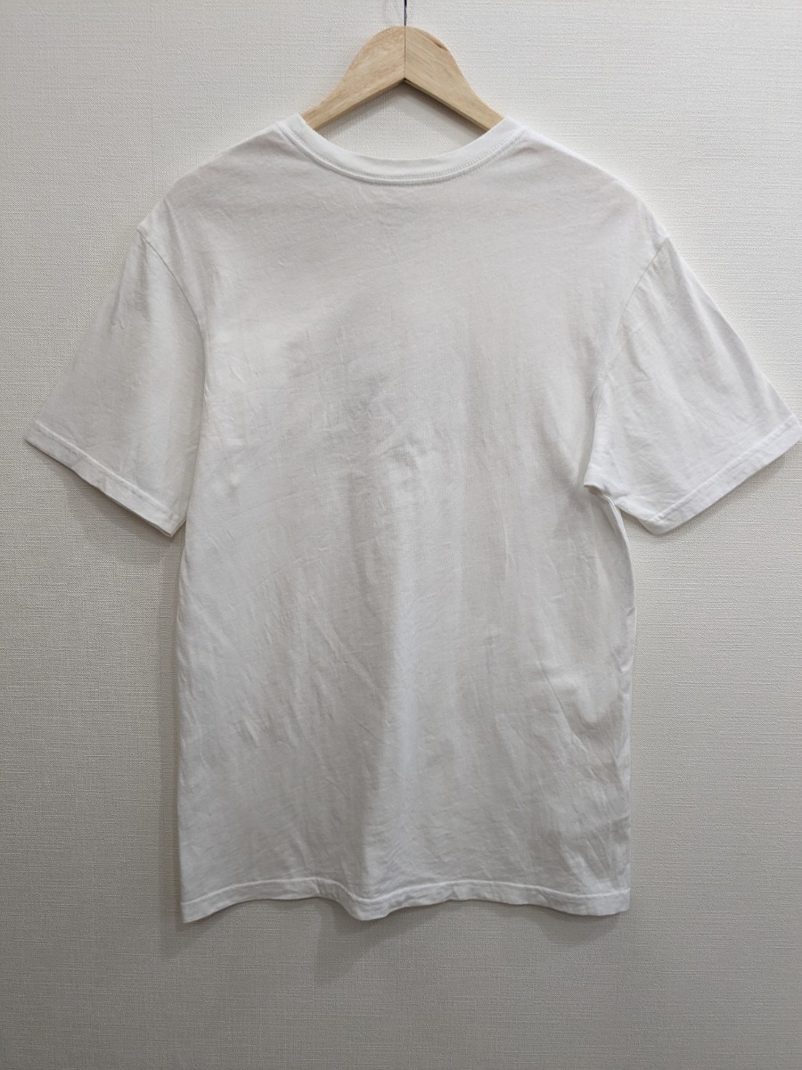 パタゴニア USA製 patagonia Eat Local イートローカル プリント 半袖Tシャツ 白 Sサイズ オーガニックコットン made in USAの画像2