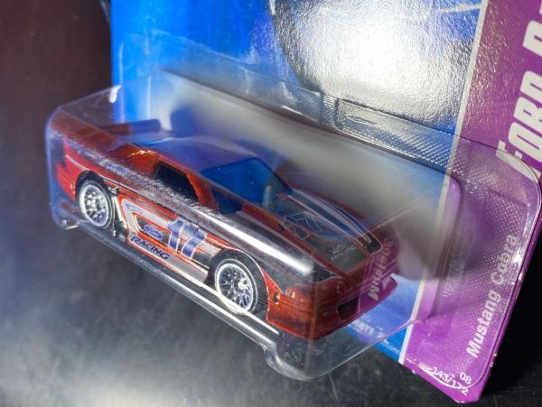 ホットウィール HOTWHEELS MUSTANG COBRA マスタング コブラ FORD フォード RACING オレンジ_画像3