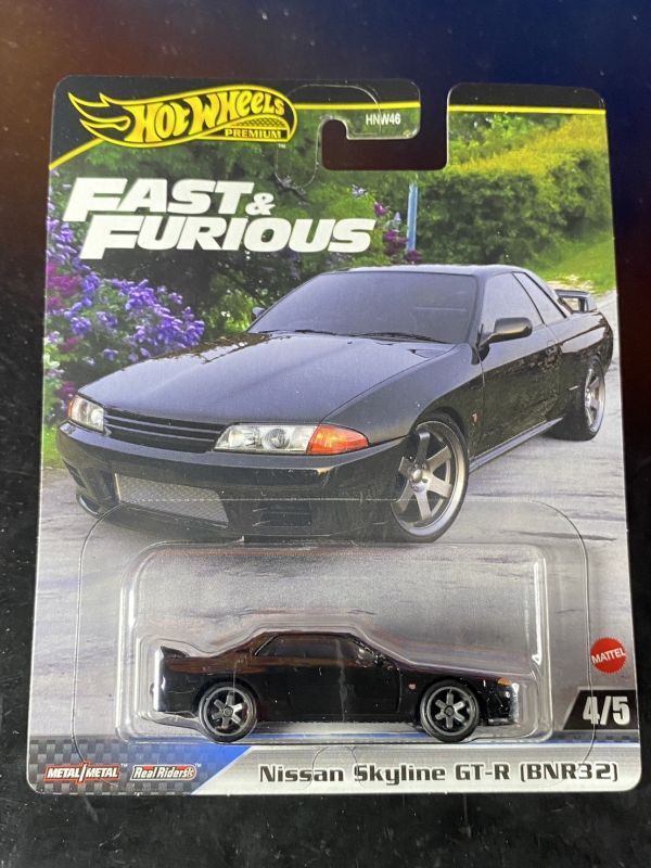 ホットウィール HOTWHEELS FAST&FURIOUS NISSAN SKYLINE GT-R BNR32 日産 スカイライン R32 ワイルドスピード Real Riders_画像1