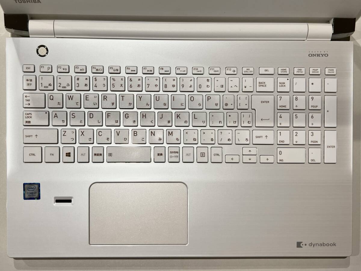 【第7世代Core i7搭載】TOSHIBA Dynabook T75/D PT75DWP-BJA2 Core i7 7500U メモリ8GB HDD1TB Windows11Home ACつき 東芝の画像3