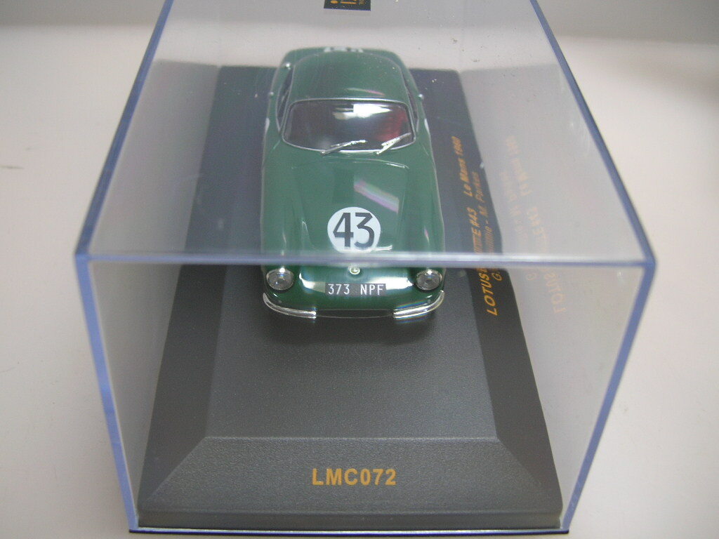 ixo ミニカー ロータス エリート Lotus Elite #４３ ル・マン２４時間 １９６０　1/43 ミニカー 箱入_画像4