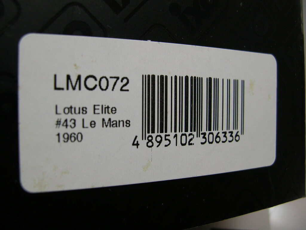 ixo ミニカー ロータス エリート Lotus Elite #４３ ル・マン２４時間 １９６０　1/43 ミニカー 箱入_画像6