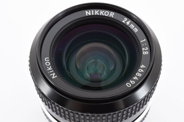 極上品★　フィルター付　ニコン　Nikon Ai 24mm F2.8 単焦点マニュアルレンズ　#20103_画像9