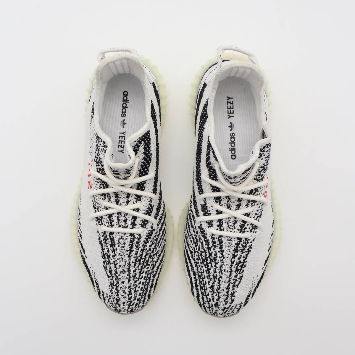 【ほぼ新品】adidas YEEZY Boost 350 V2 Zebra アディダス イージーブースト350 V2 ゼブラ CP9654 29.5cm