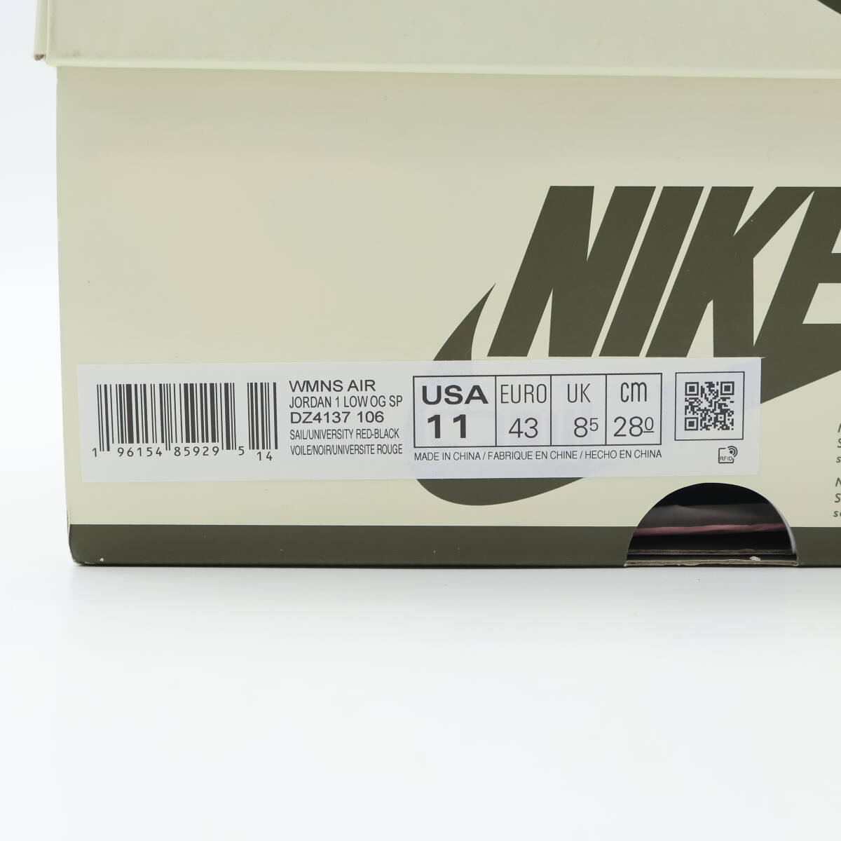 【新品未使用】Travis Scott × Nike Air Jordan 1 Low OG Medium Olive トラヴィス・スコット ナイキ エアジョーダン1 DZ4137-106 28cm