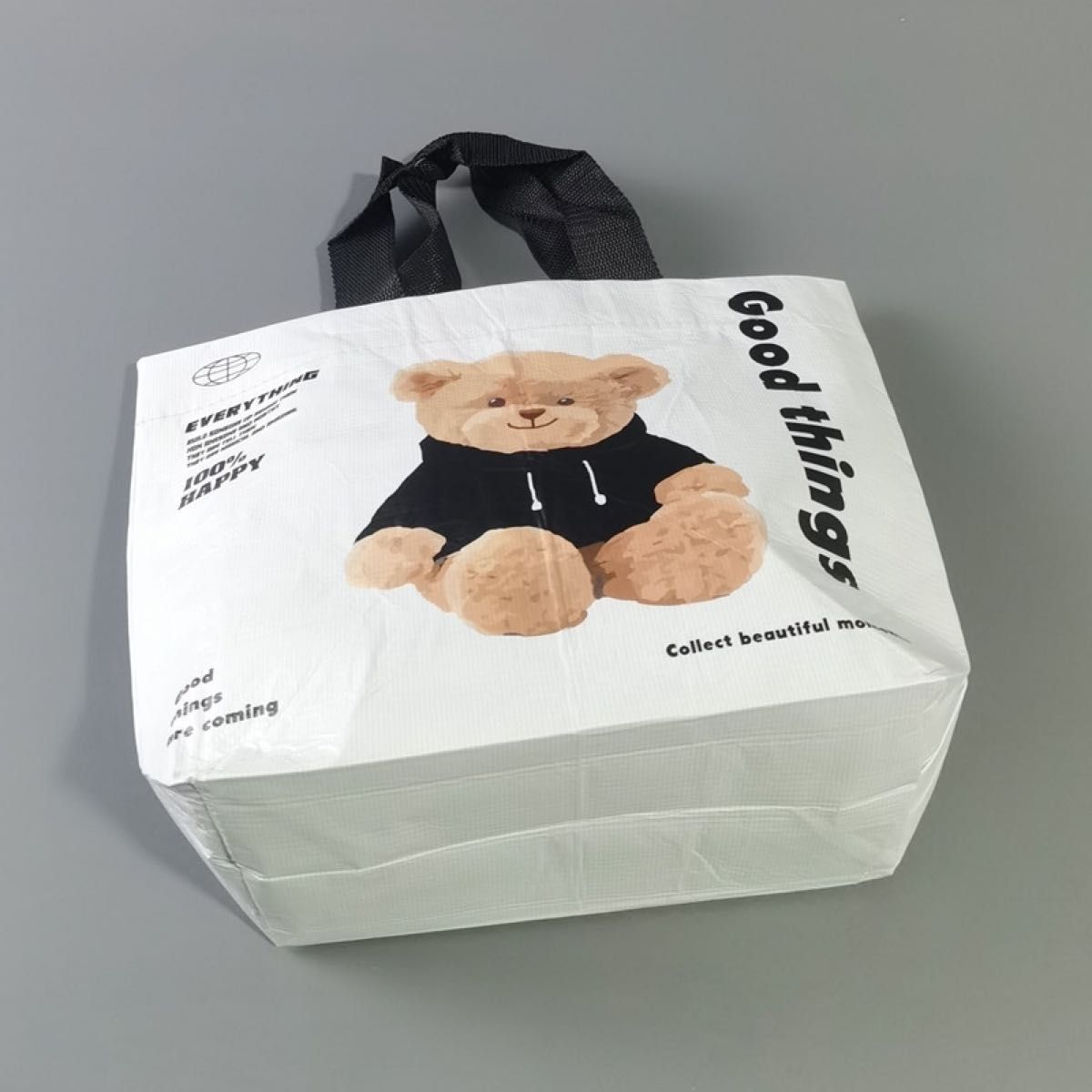 エコバッグ　バッグ　ショッピングバッグ　トートバッグ　海外限定　可愛い　熊さん　熊　二枚セット　