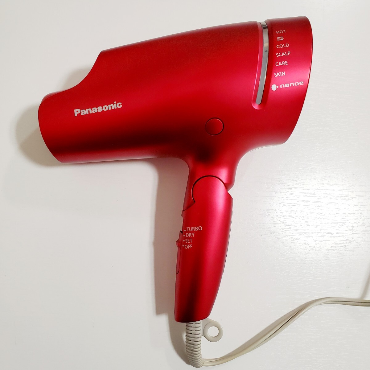 ■【稼働品】 Panasonic パナソニック nanoe ナノイー ドライヤー ナノケア■ルージュピンク/EH-CNA9A-RP/ヘアードライヤー/マイナスイオン_画像3