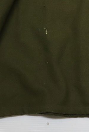LS54米軍実物ARMYアメリカ古着ヘビーウールシャツ ジャケットXLビッグサイズ50'Sビンテージ緑系ユーティリティシャツ長袖シャツ/ボックス_画像5