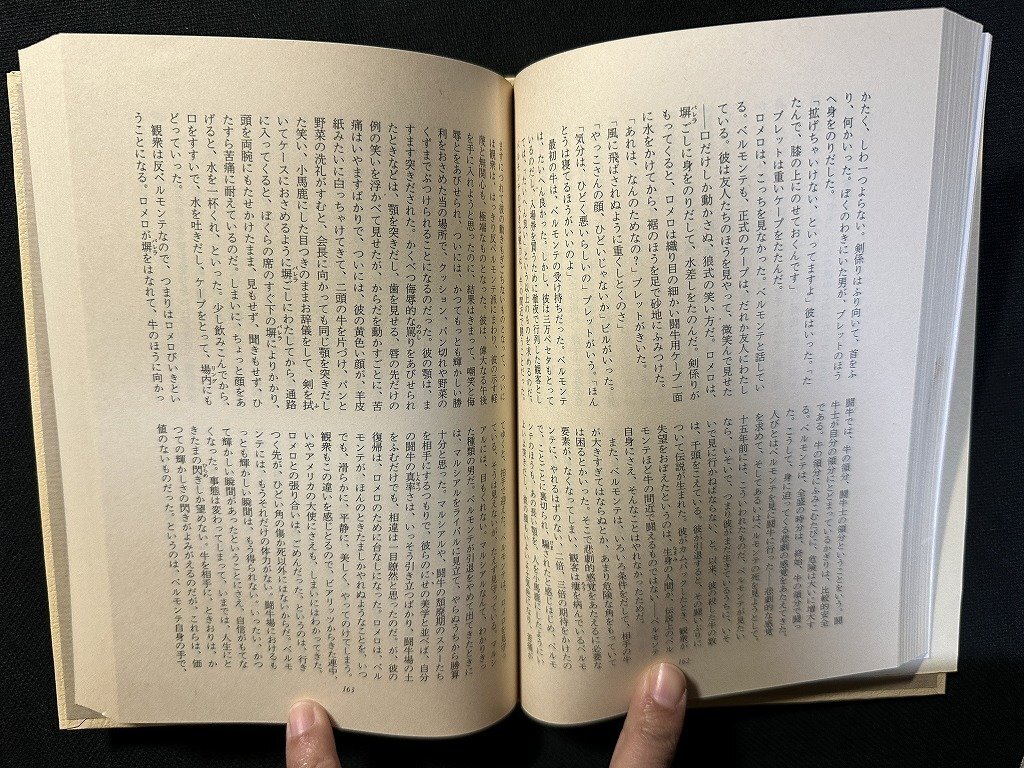 ｗ▼▼　老人と海　他　著・ヘミングウェイ　1977年　訳・佐伯彰一ほか　集英社　世界文学全集77　古書 / E01_画像4