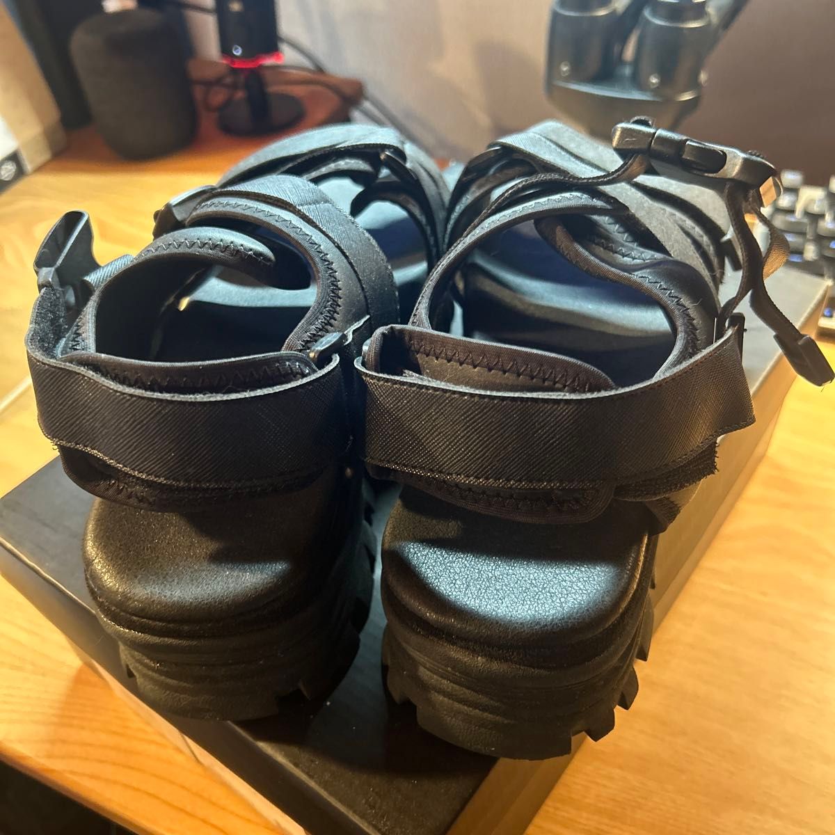 【KUUUPY】 Synthetic Leather Sneaker Sandal - シンセティックレザースニーカーサンダル