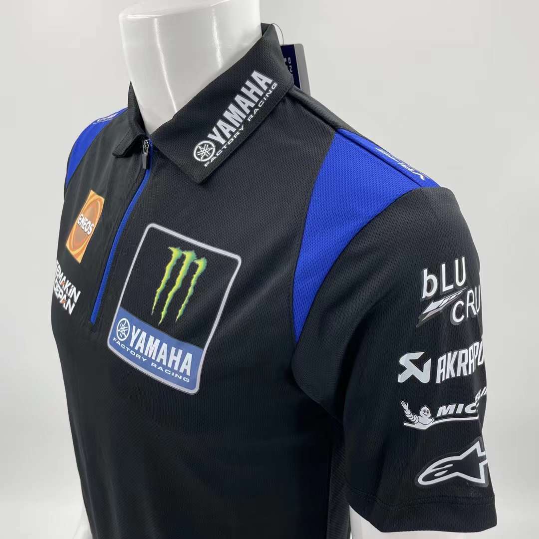  YAMAHA モンスター MotoGP polo シャツ ポリエステルメッシュ_画像5