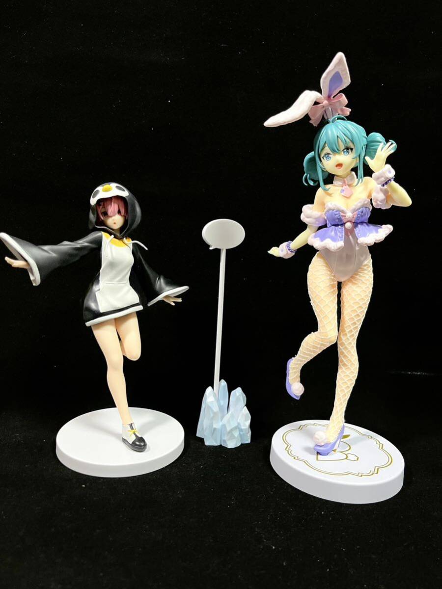 初音ミク BiCute Bunnies Figure 白うさぎ ラベンダーver. フィギュア Re:ゼロから始める異世界生活 Luminasta “ラム”-ことりあそび-の画像1