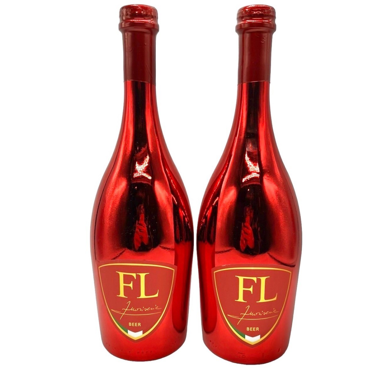  fabio Lamborghini beer 2 ps wheat . ho p750ml 6% red line beer FL 3-25-87.88 including in a package un- possible N