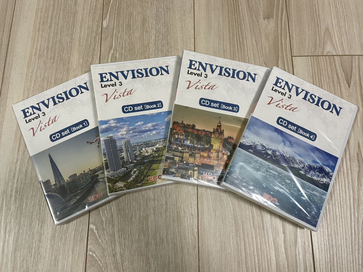 ★新品・未開封★ECC★ENVISION★Level3★CD set ［Book1〜4］_画像1