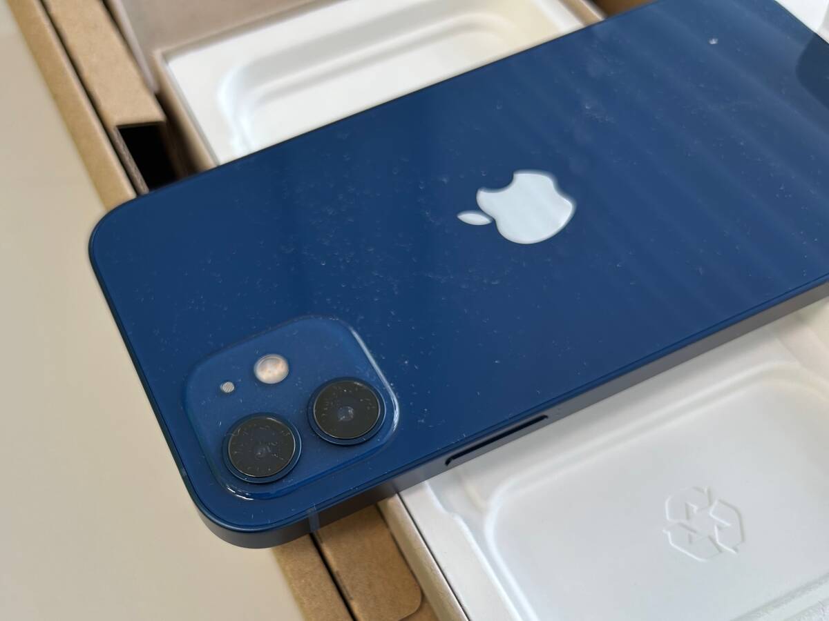【新品同様】iPhone12 64GB SIMフリー残債なしブルー【公式修理済み】の画像6