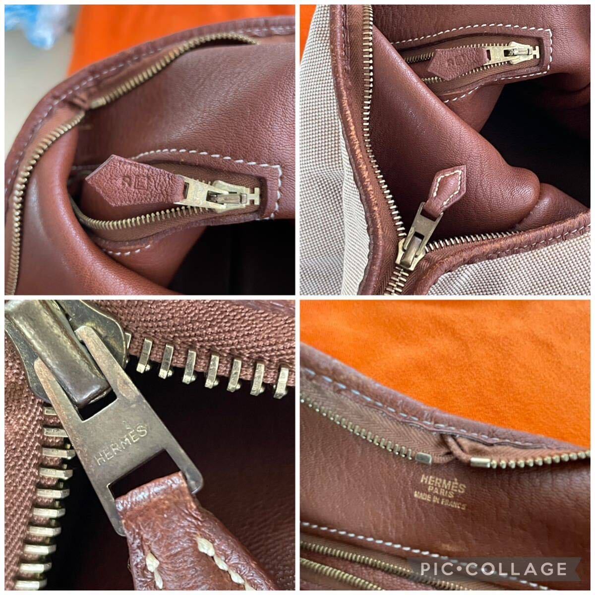 HERMES エルメス マサイ トワルアッシュ ゴールド金具_画像6