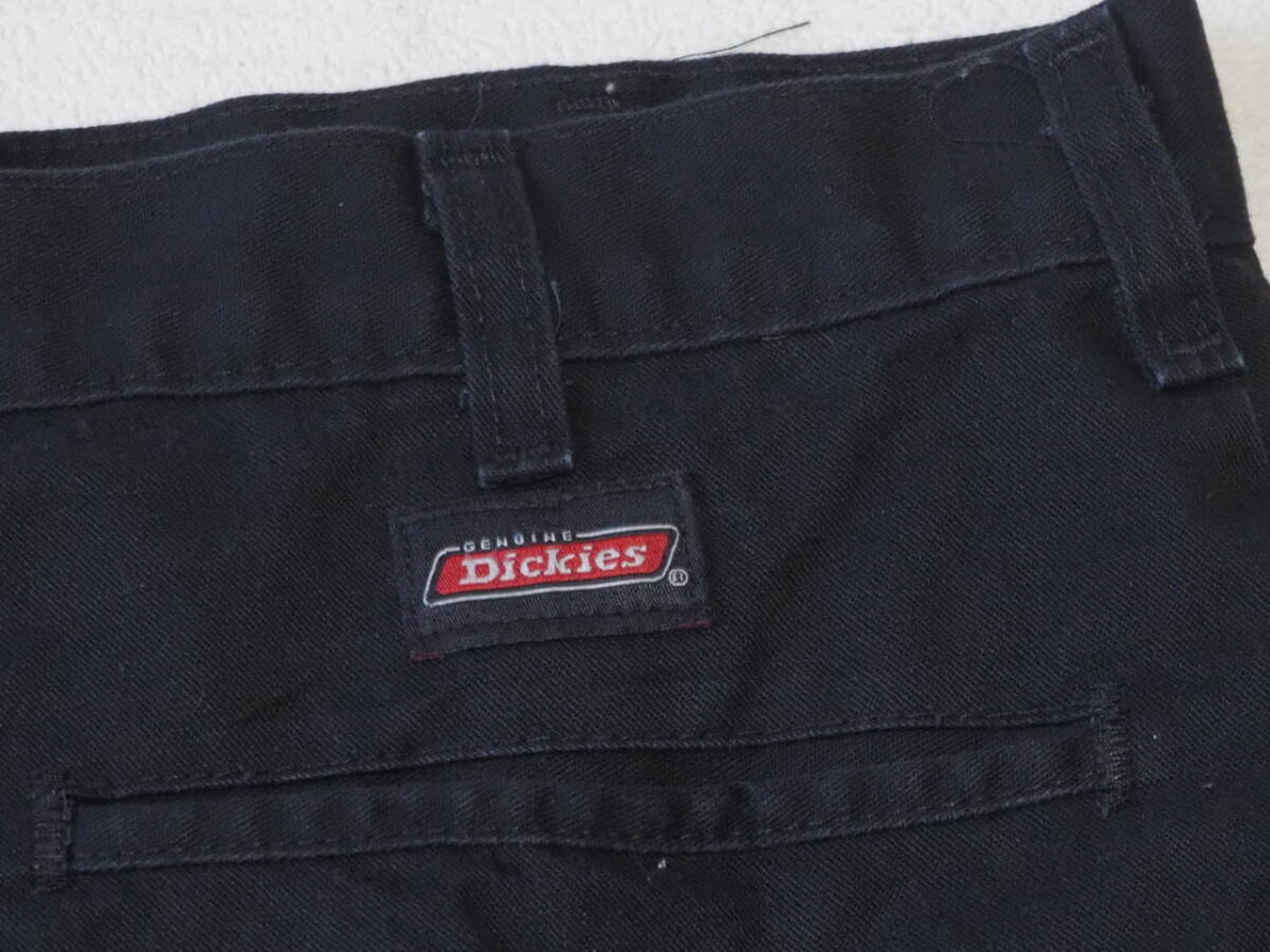 ☆送料無料☆ GENUINE Dickies ジェニュイン ディッキーズ USA直輸入 古着 リメイク カーゴ ショートパンツ 短パン メンズ W36 ブラック_画像7