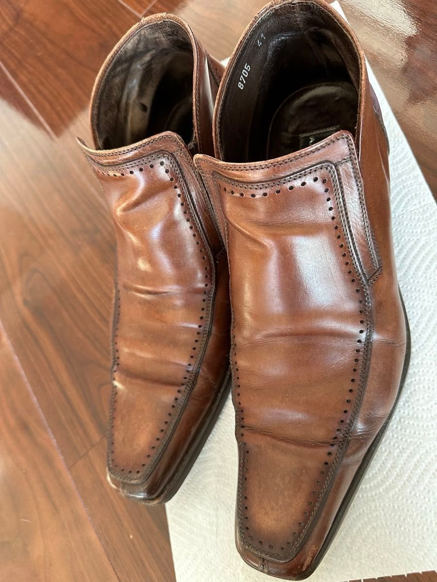 antonio rufo  レザー 革靴  本革 ブラウン ブーツ サイズ41 (25.5cm)
