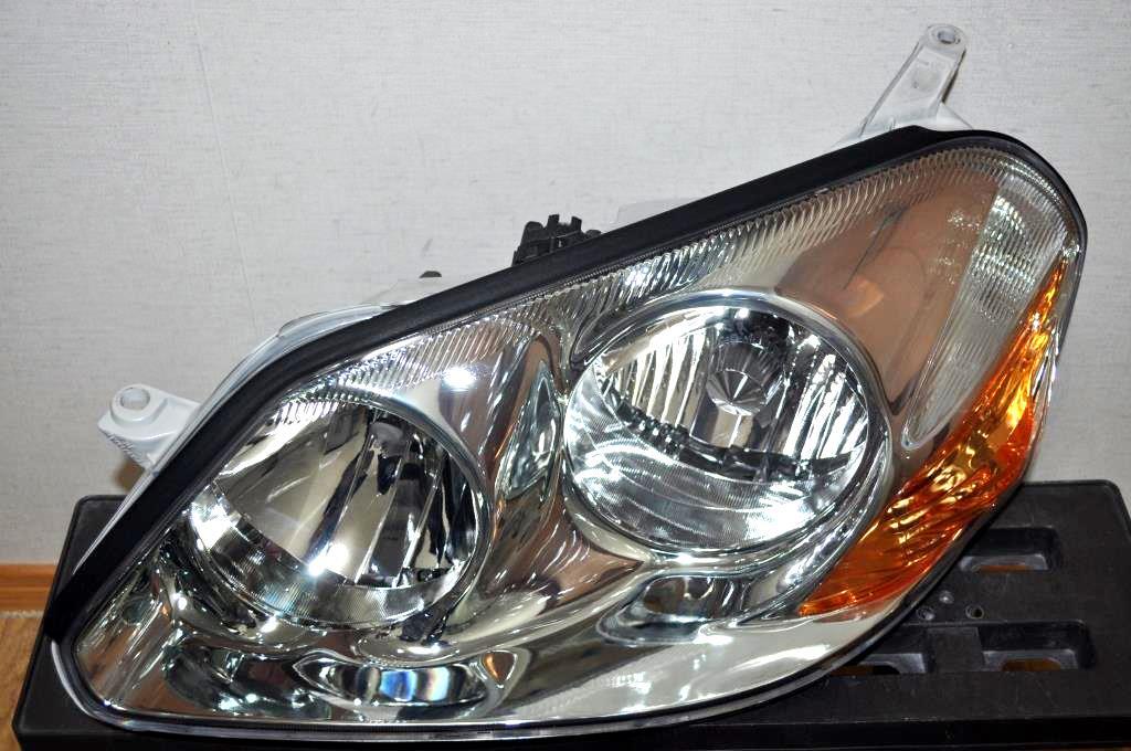 【希少】 JZX110 GX110 110系 110 マークⅡ 前期 純正 HID ヘッドライト 左右 セット 綺麗 グリーン メッキ KOITO 22-302 IR グランデ_画像3