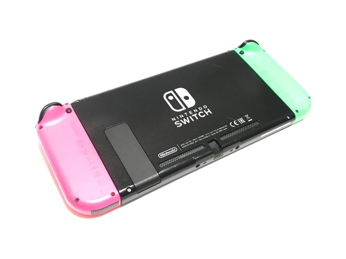 [希少][未対策機][チェック整備品]ニンテンドースイッチ スプラトゥーン2セット(本体+JoyCon+プロコン(社外)+ゲームソフト) NintendoSwitch_画像6