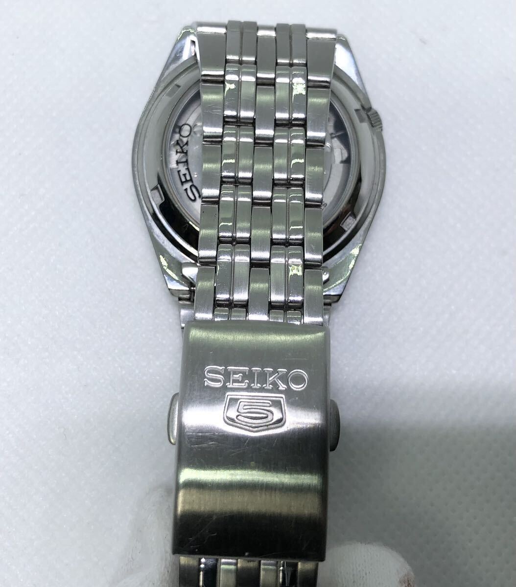 SEIKO 5 セイコーファイブ　 AUTOMATIC オートマティック 7S26-02E0 デイデイト　腕時計 メンズ　21 JEWELS　稼働　_画像6