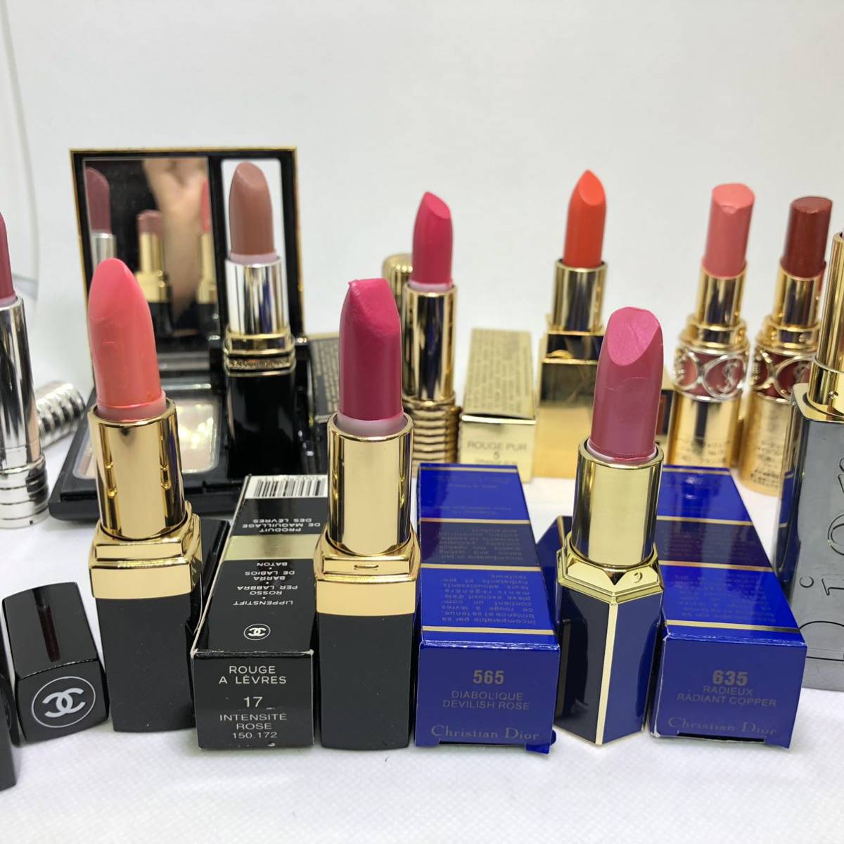 lipstick cosme lip cosmetics summarize 18 point Chanel CHANEL Dior Dior Yves Saint-Laurent YSL rouge voryupte Nina Ricci 