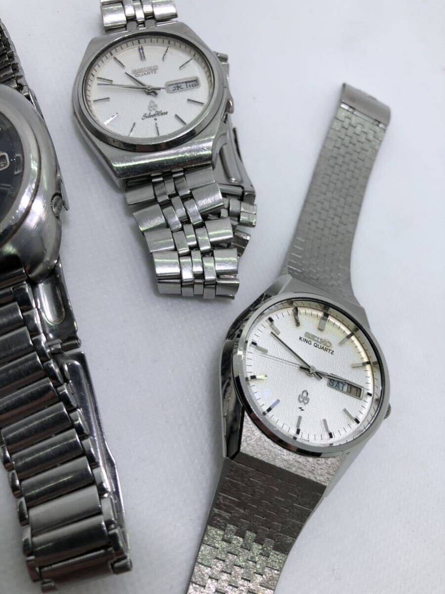 SEIKO セイコー 6点 まとめ メンズ腕時計 セイコースポーツマチック 6619-8030 セイコー5 アクタス キングクオーツ 0853 8025の画像4