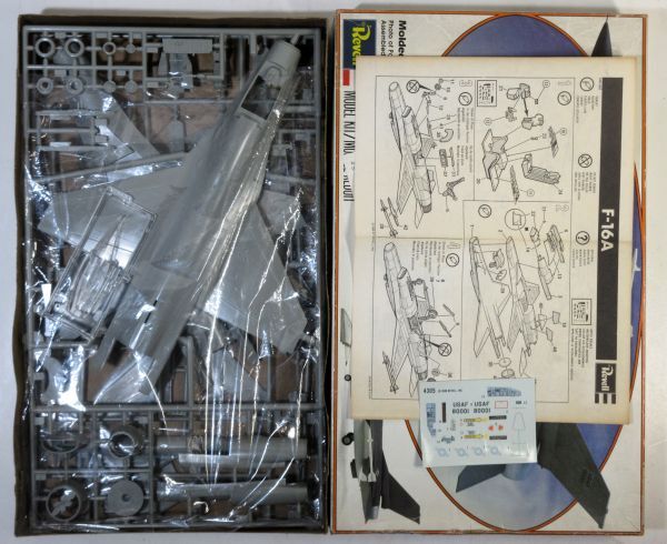 ☆★レベル 1/48 4305 F-16A ファイター ※旧キット未組立 米国レベル☆★_袋は代用品