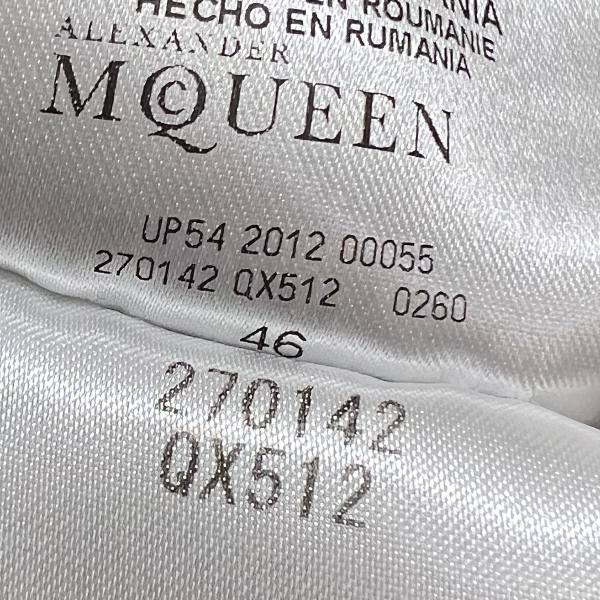 アレキサンダーマックイーン ALEXANDER McQUEEN　 ボタンダウン半袖シャツ 商品番号：8071000130846-071S-HBLM_画像5