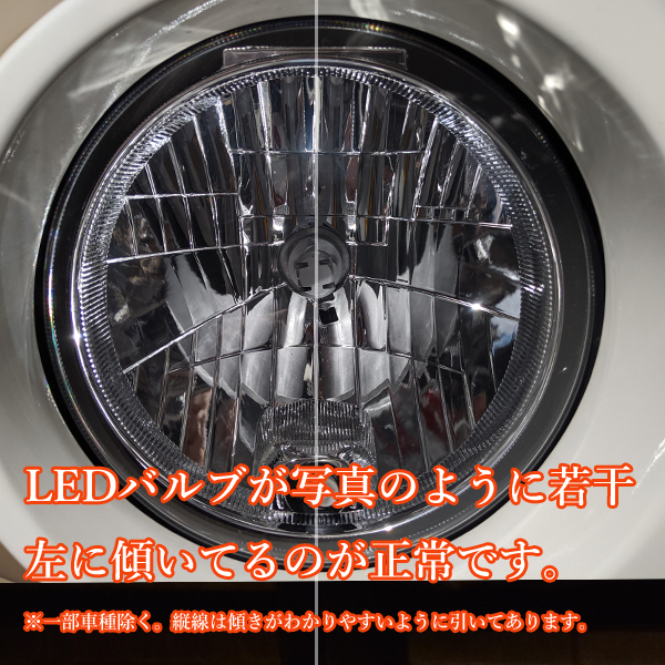 [改良版] 　LEDヘッドライト H4 車検対応 H4Hi/Lo切替 10000lm H4ハイロー ホワイト LH500RC LMMC_画像5