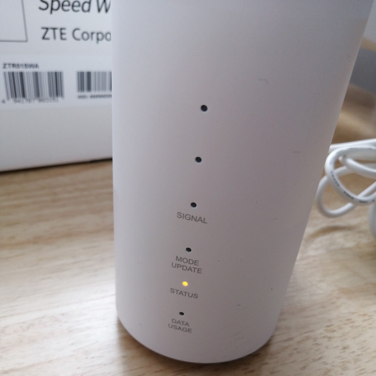 AU Speed Wi-Fi HOME 5G L11 ZTR01SWA White ホワイト ルーター _画像7