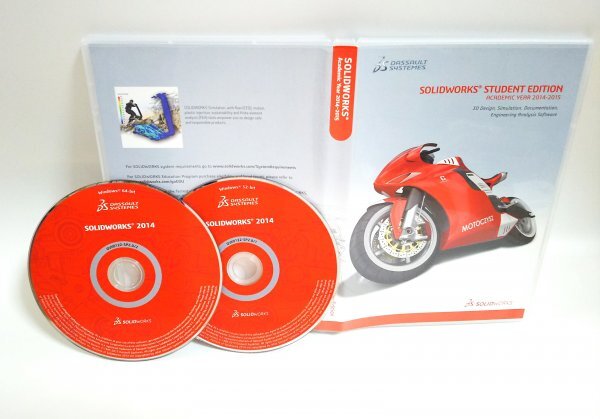 【同梱OK】 SOLIDWORKS Student Edition Academic Year 2014 -2015 ■ ソリッドワークス ■ Windows 32bit / 64bitの画像1