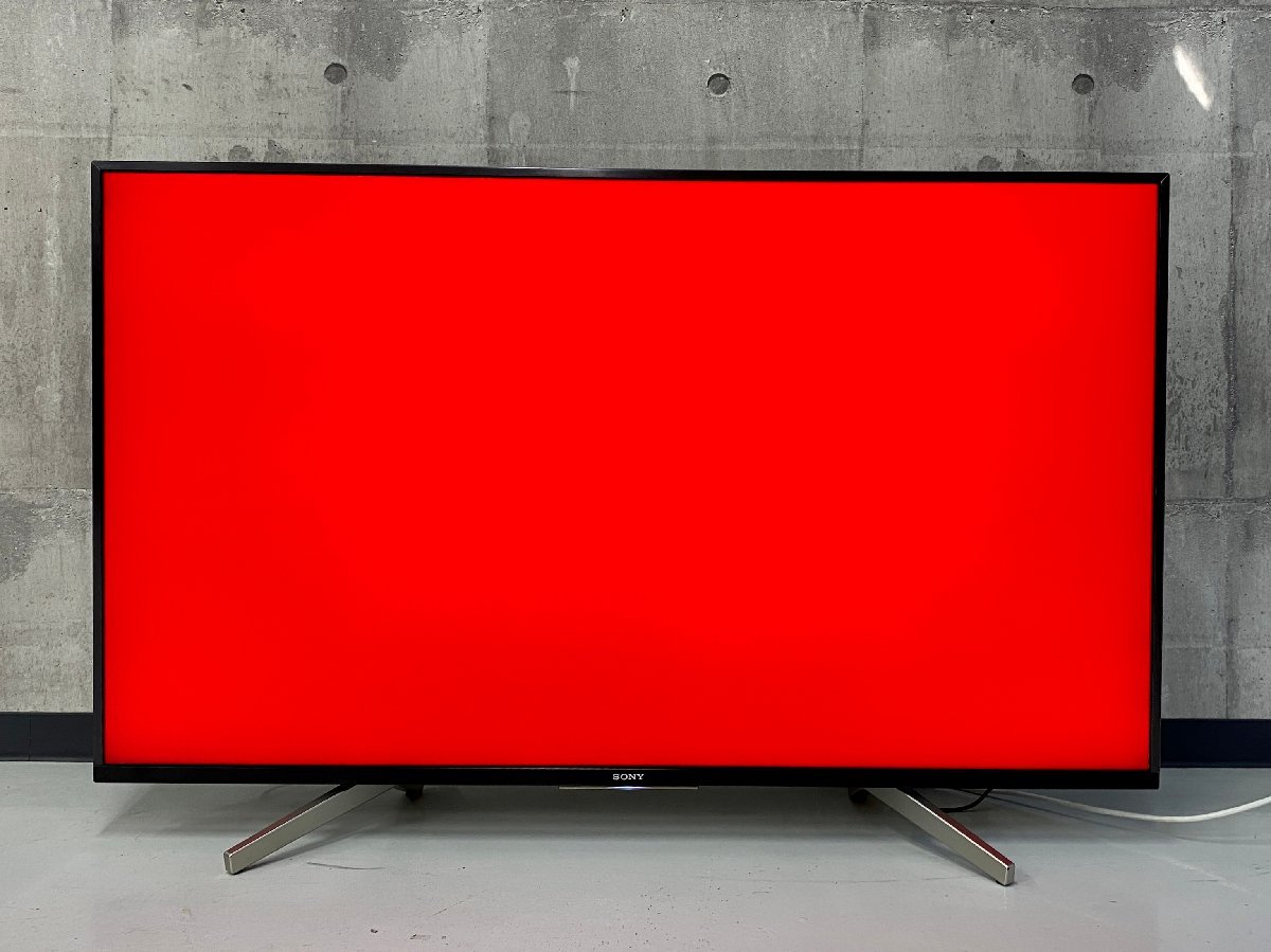 D-02023KD0225X24 SONY BRAVIA 49V型 4K液晶テレビ KJ-49X8500G 2020年製 ソニーブラビア トリルミナスディスプレイ採用_画像3