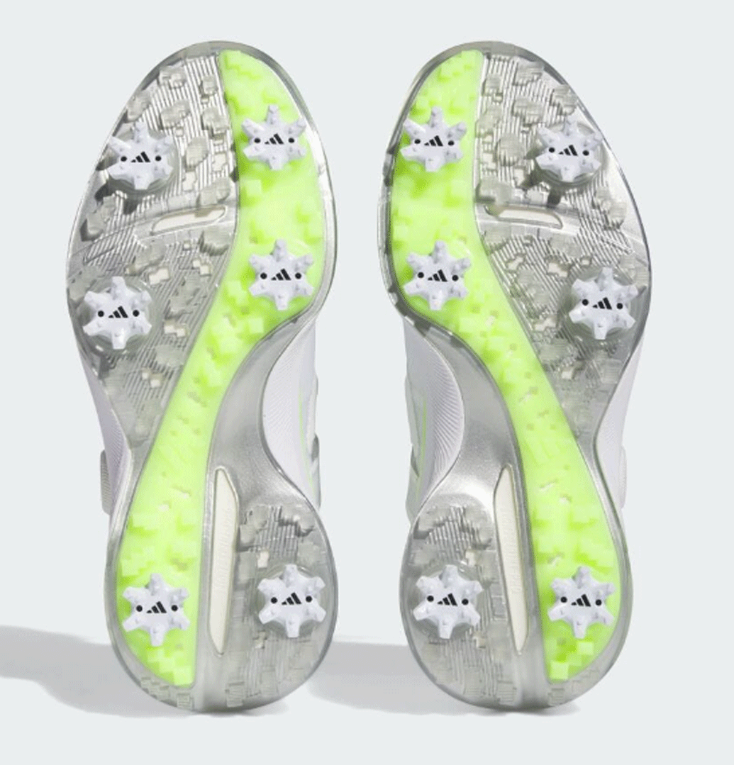 新品■アディダス■レディース■2023.3■ゼッドジー 23 ボア スパイク■IE2134■ホワイト／シルバーメタリック／ルシッドレモン■24.0CM■